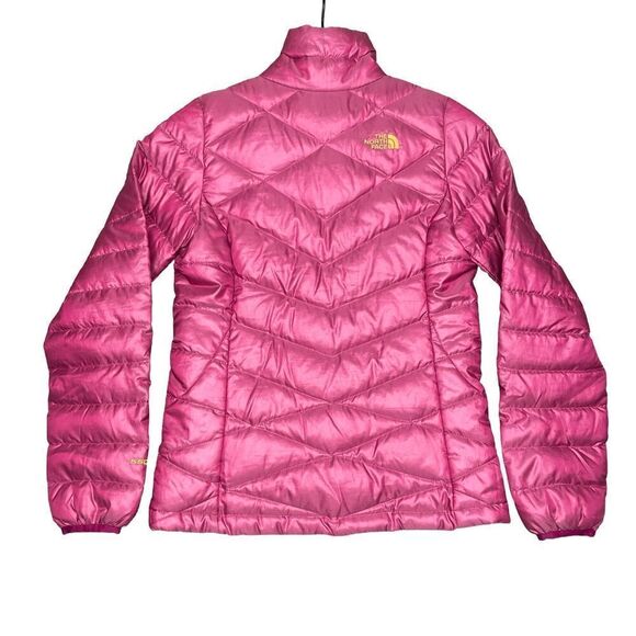 The North Face Jacket Womens XS Pink Puffer Goose Down Aconcagua 550 Snow - Picture 2 of 10